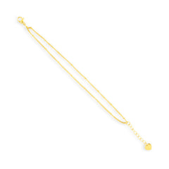 Double Layer Beaded Chain Bracelet - EVRYJEWELS