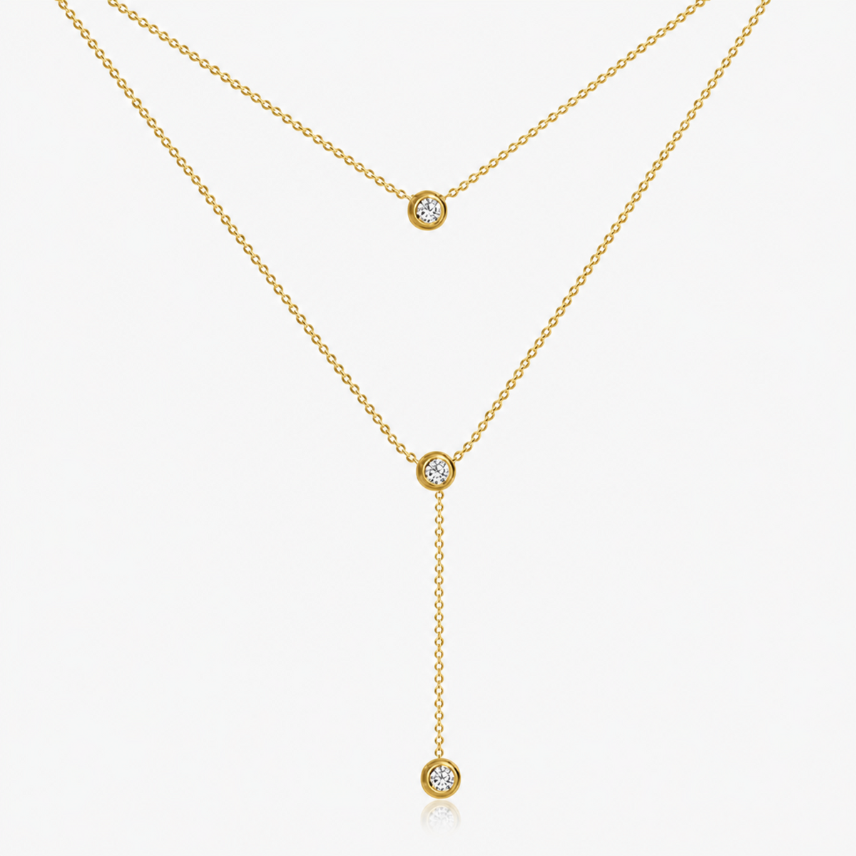 Dahlia Lariat Necklace