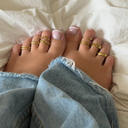 Bold Babe 2-Piece Toe Rings Set
