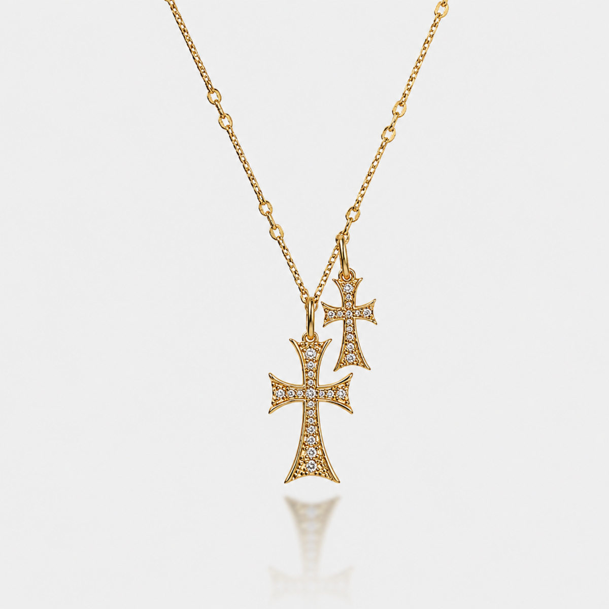Double Cross Me Necklace