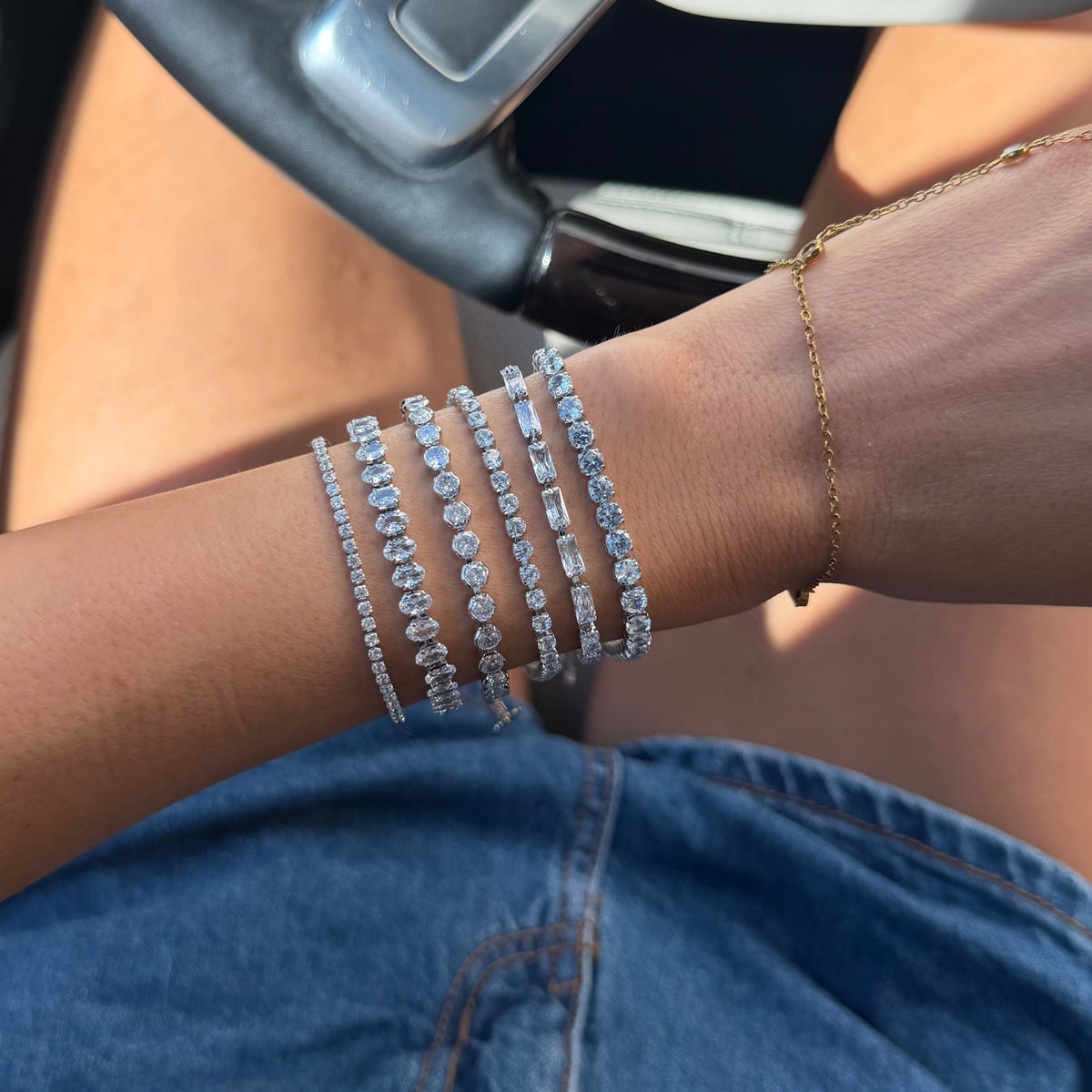 Romance Tennis Bracelet
