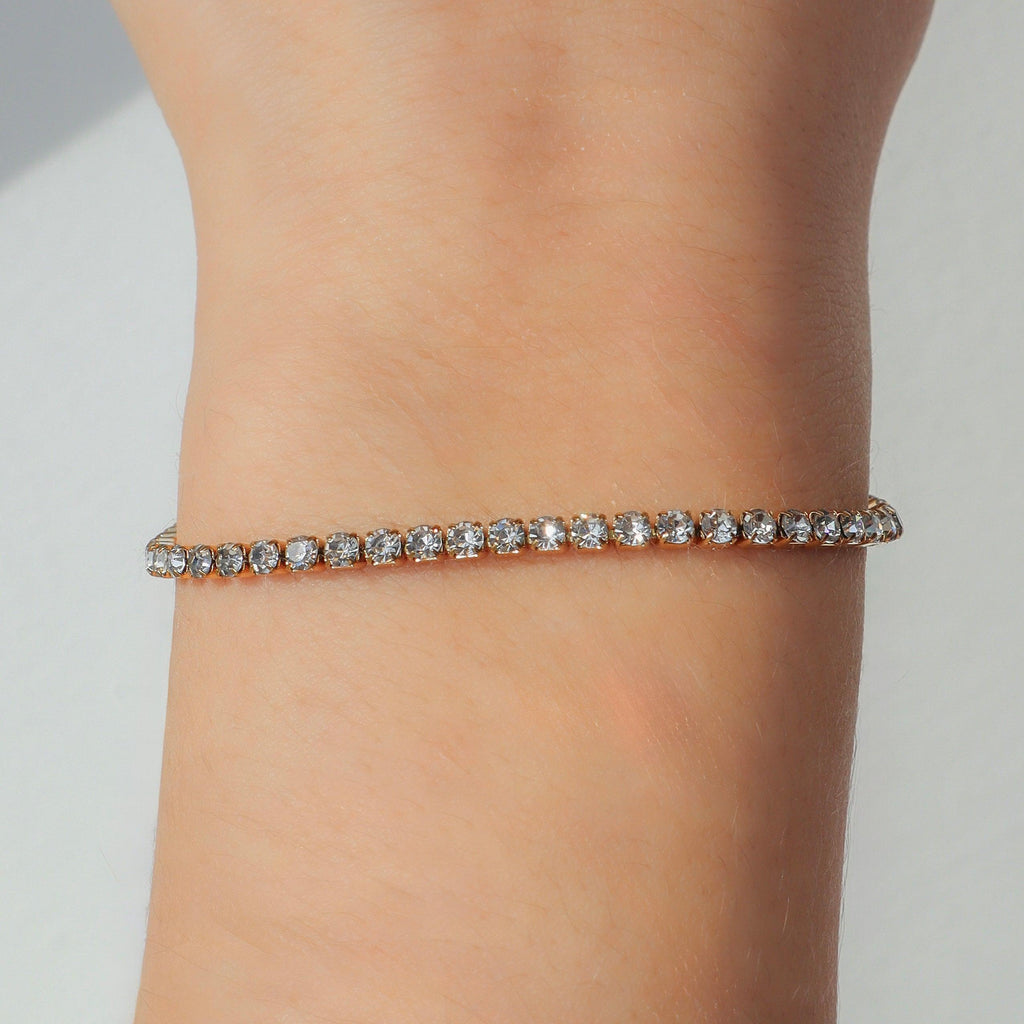 Champagne Princess Tennis Bracelet - EVRYJEWELS