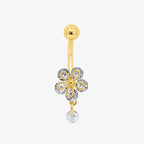 Flower Kiss Belly Ring