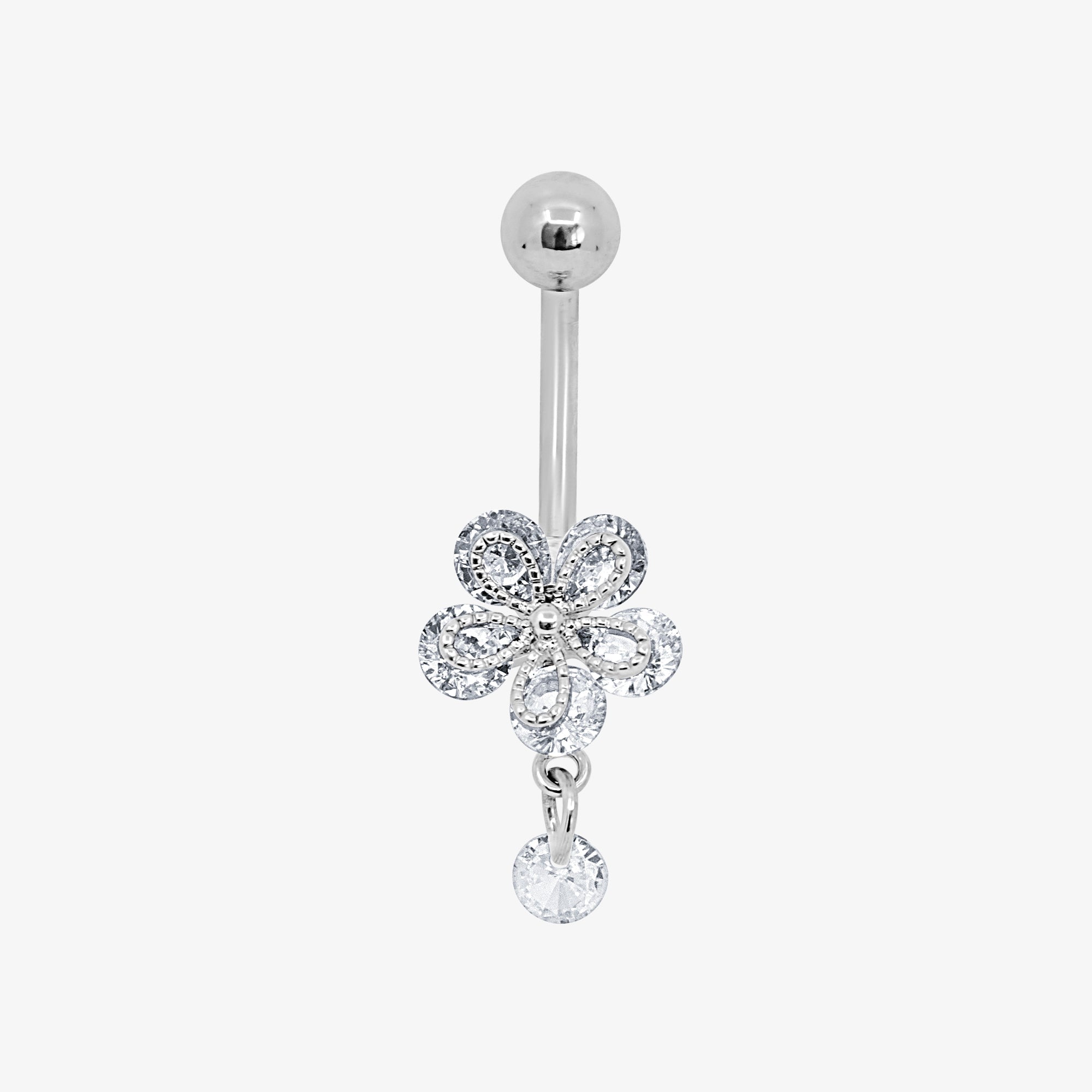 Flower Kiss Belly Ring