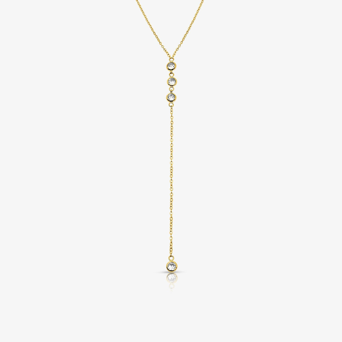 Touch of Glow Lariat Necklace